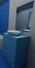 salle de bain AutoCAD 3D